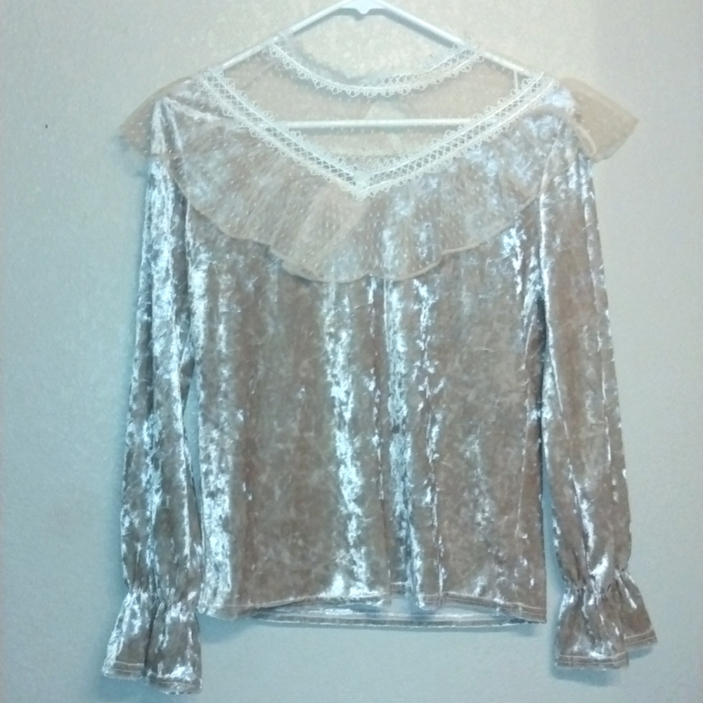 Velvet Blouse NWOT